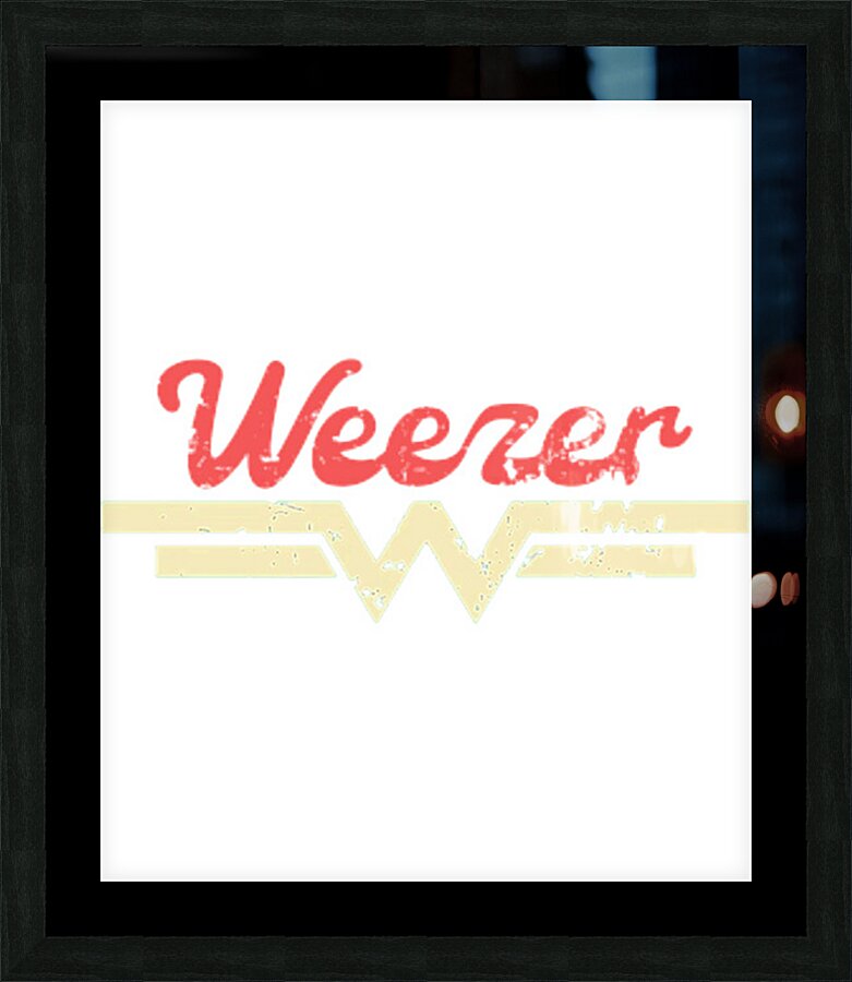 Weezer 14 Picture Frame print