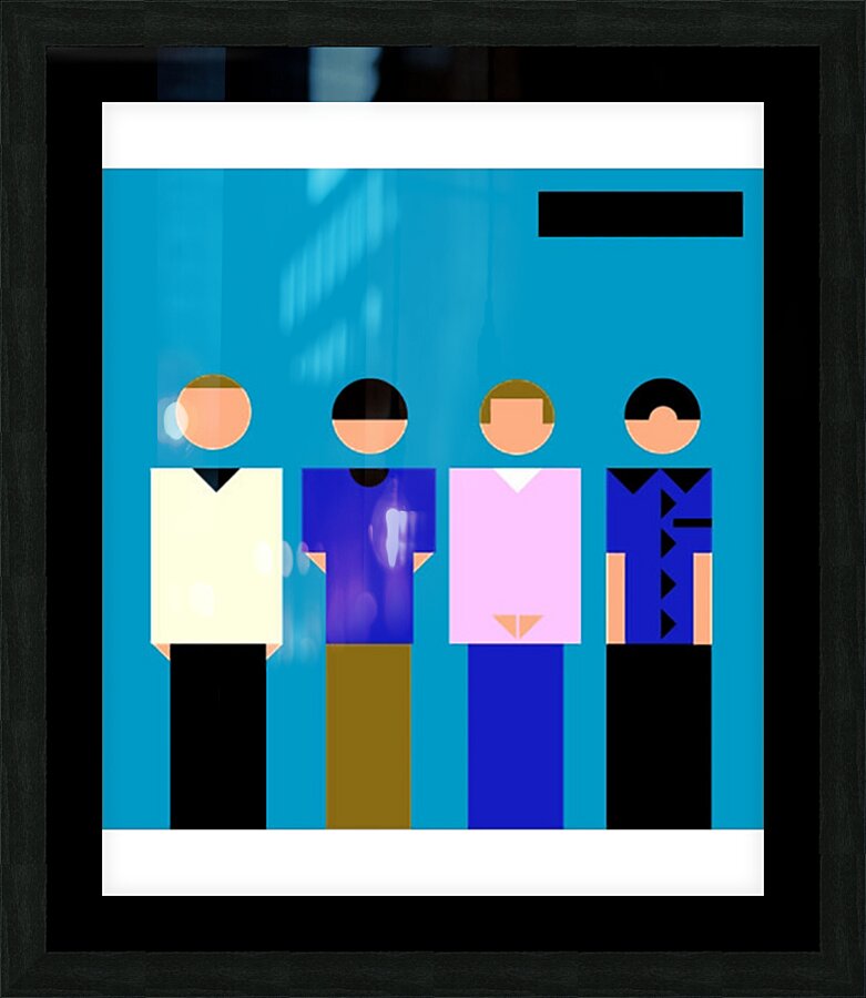 Weezer 18 Picture Frame print