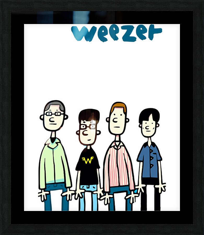 Weezer 19 Picture Frame print