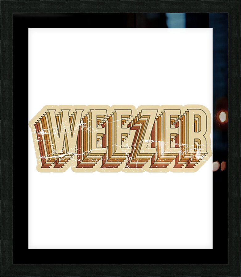 Weezer 20 Picture Frame print