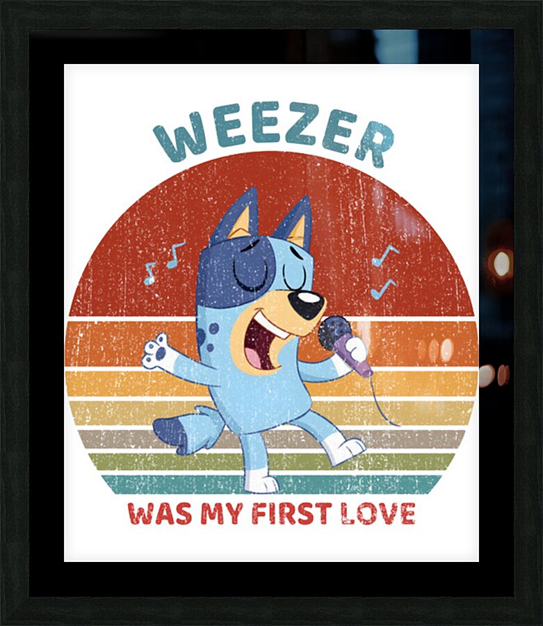 Weezer 24 Picture Frame print