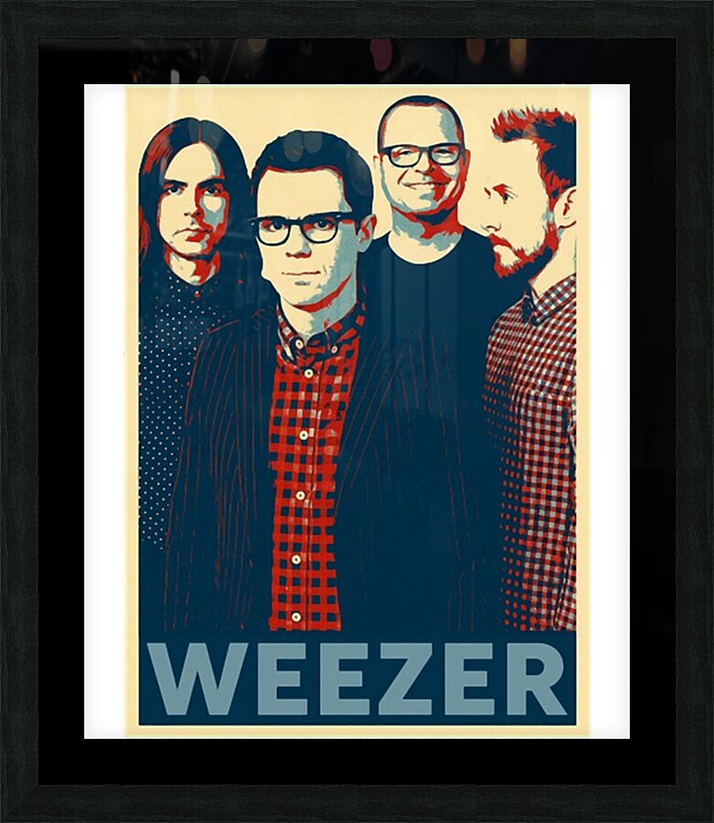 Weezer 26 Picture Frame print
