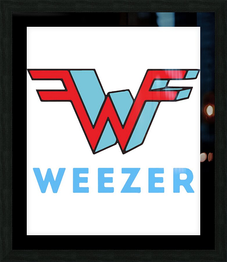 Weezer 28 Picture Frame print