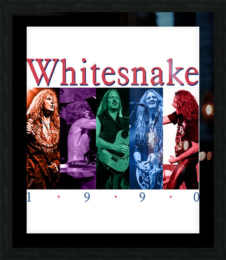 Whitesnake 6 Picture Frame print