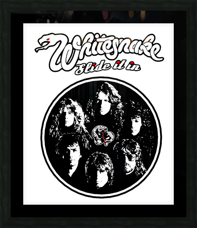 Whitesnake 9 Picture Frame print