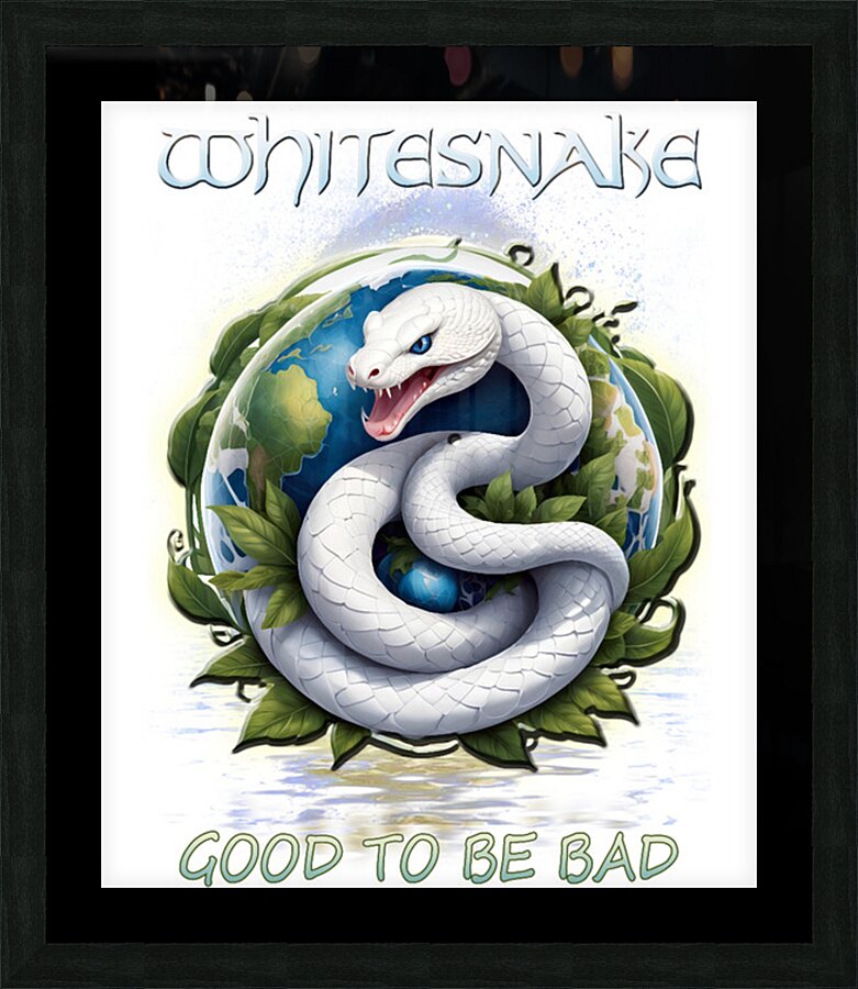 Whitesnake 12 Picture Frame print