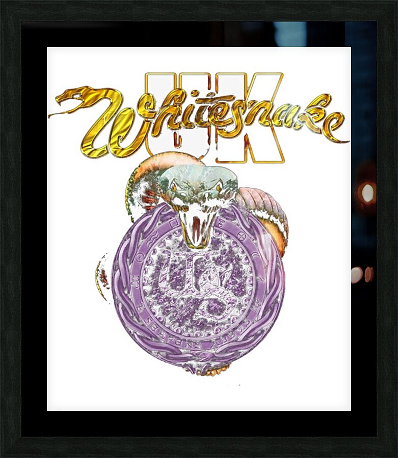 Whitesnake 15 Picture Frame print