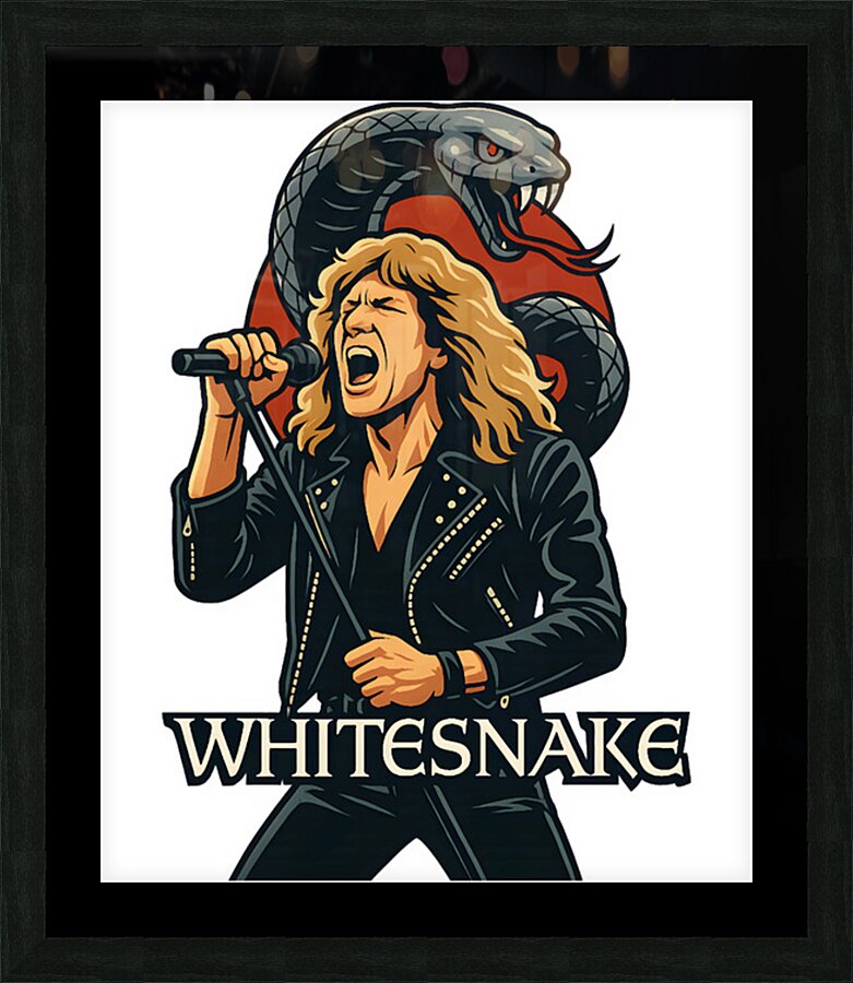 Whitesnake 16 Picture Frame print