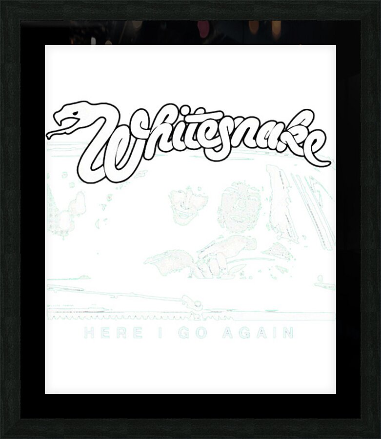 Whitesnake 19 Picture Frame print