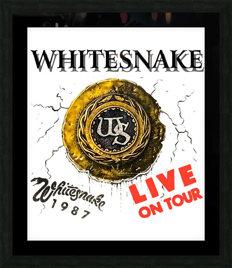 Whitesnake 36 Picture Frame print