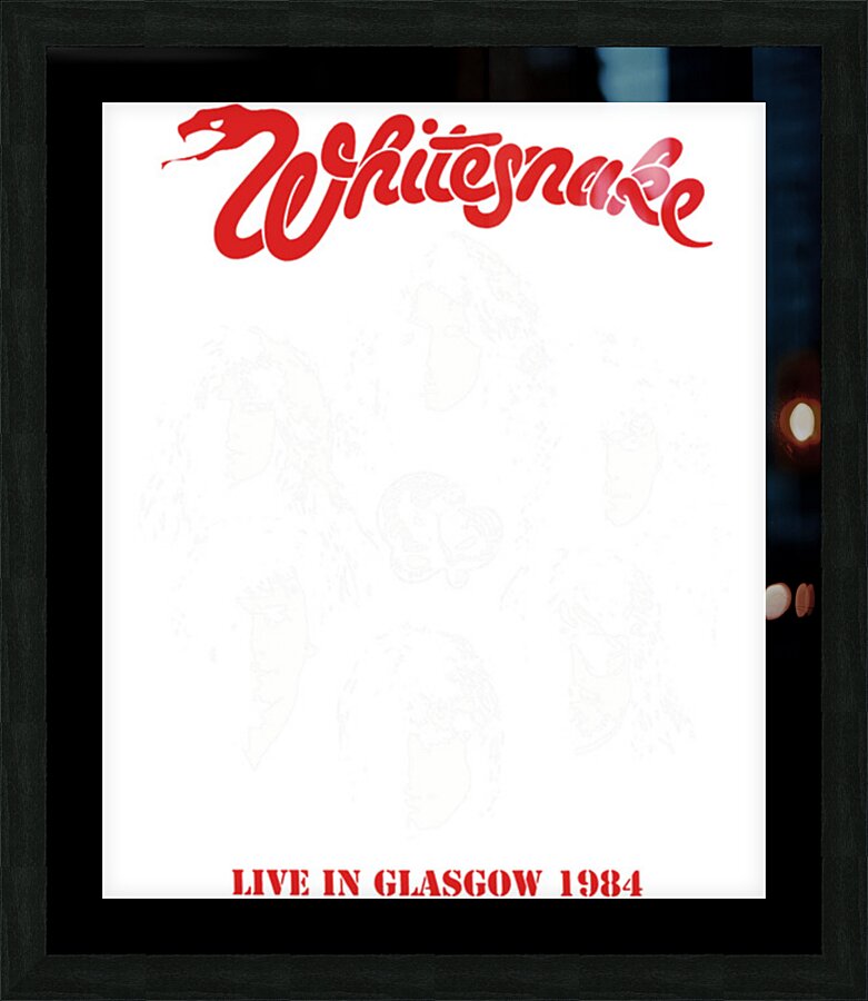 Whitesnake 37 Picture Frame print