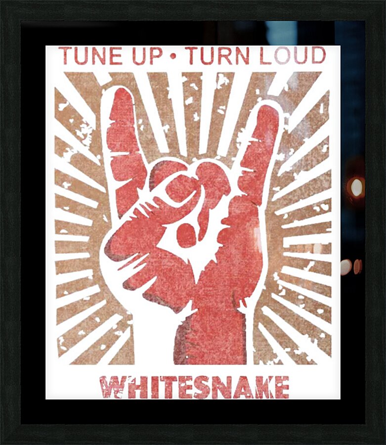 Whitesnake 46 Picture Frame print