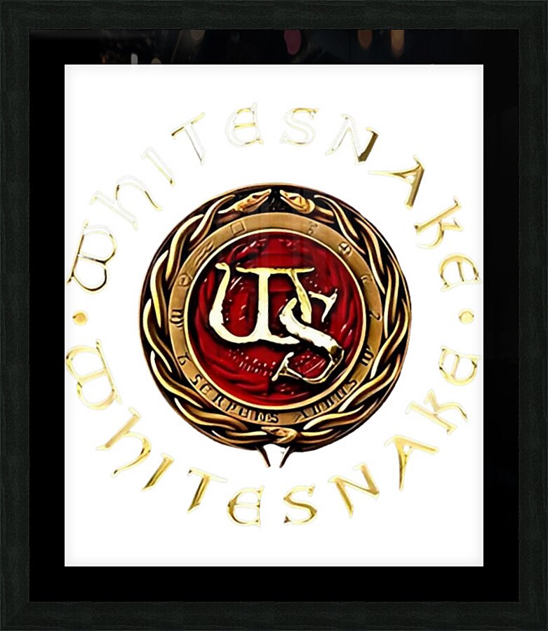 Whitesnake 7 Picture Frame print