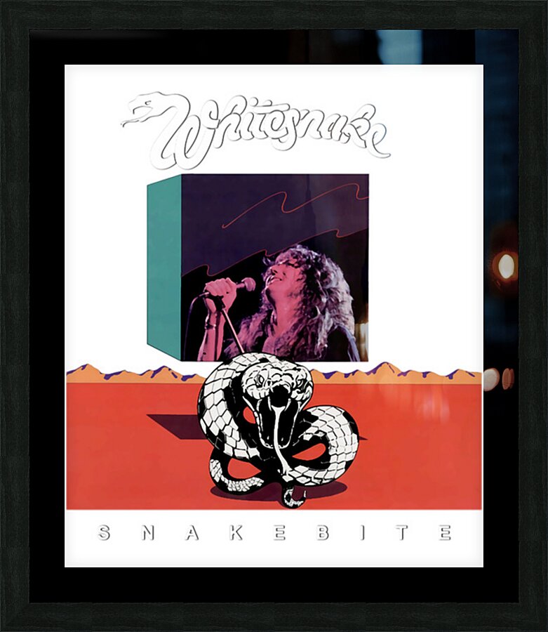 Whitesnake 10 Picture Frame print