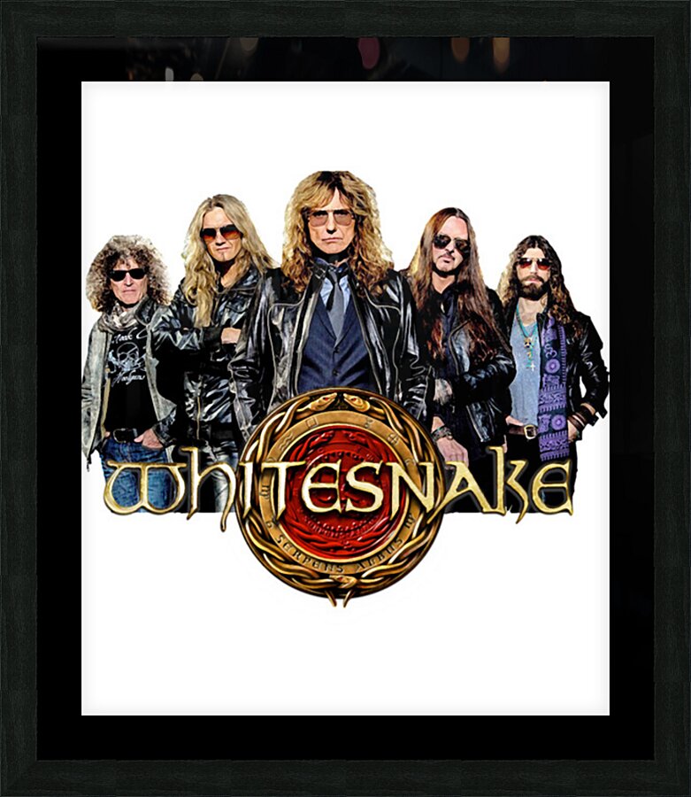 Whitesnake 13 Picture Frame print