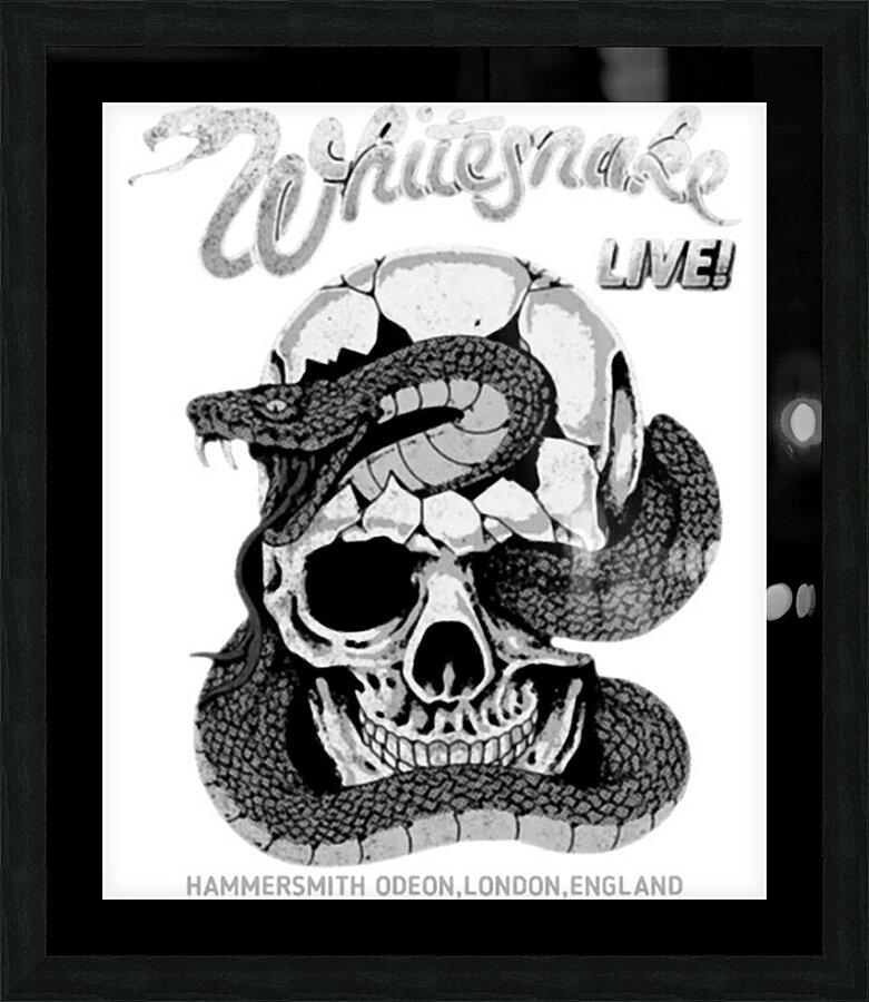Whitesnake 15 Picture Frame print