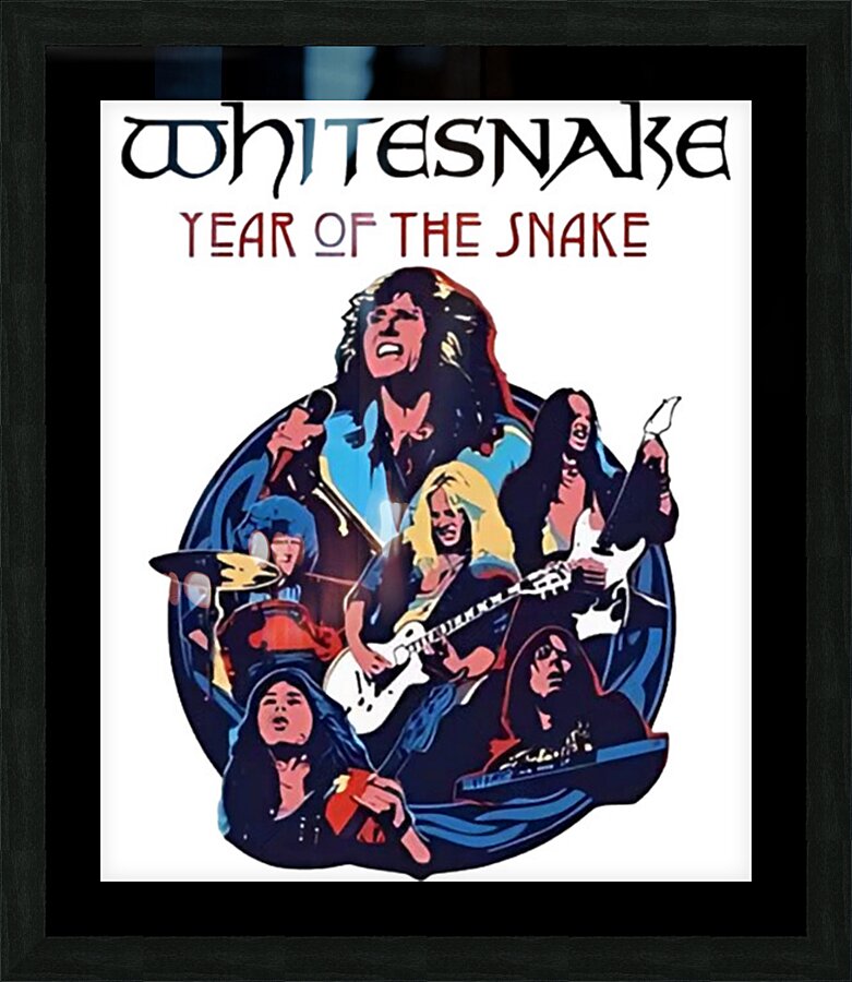 Whitesnake 16 Picture Frame print