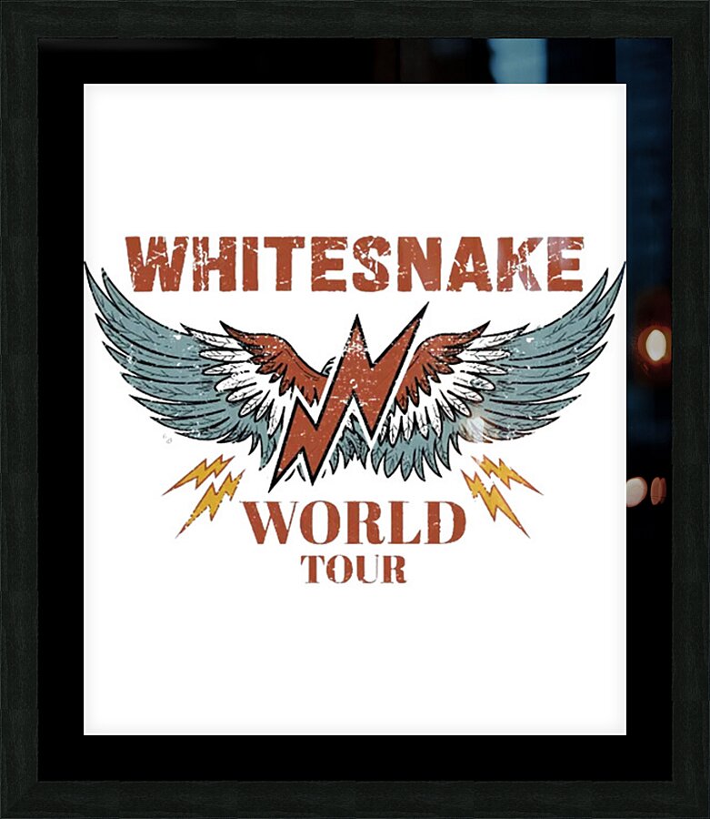 Whitesnake 20 Picture Frame print