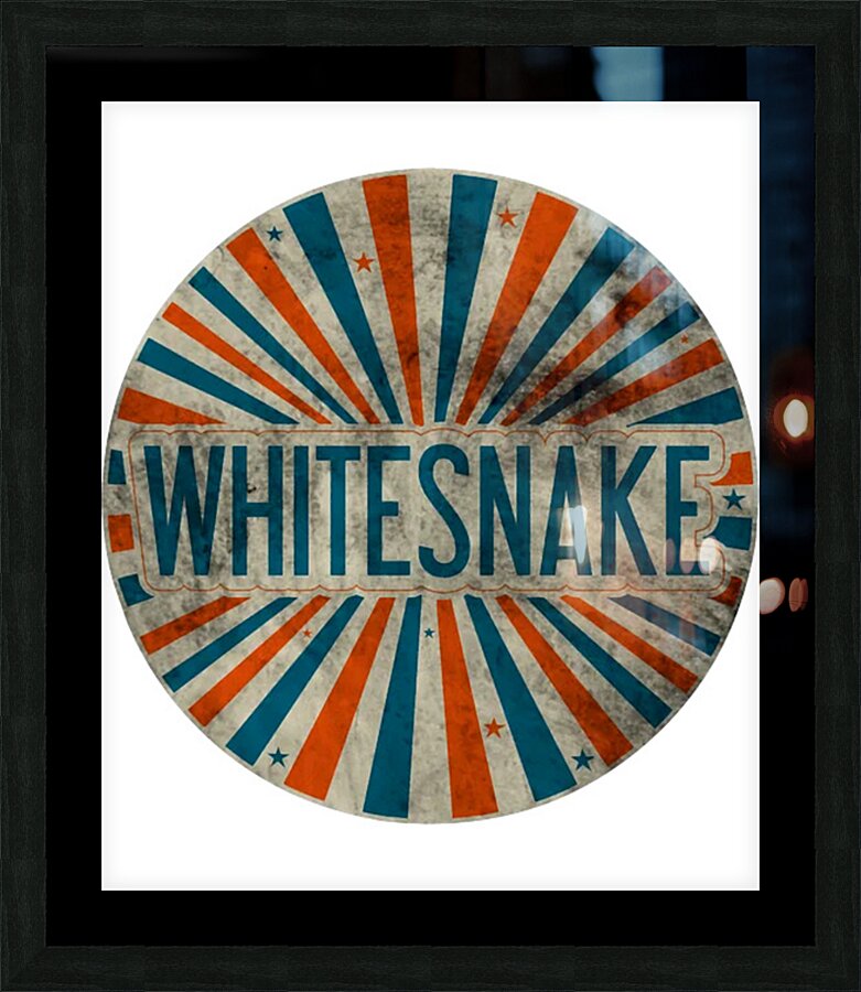 Whitesnake 31 Picture Frame print