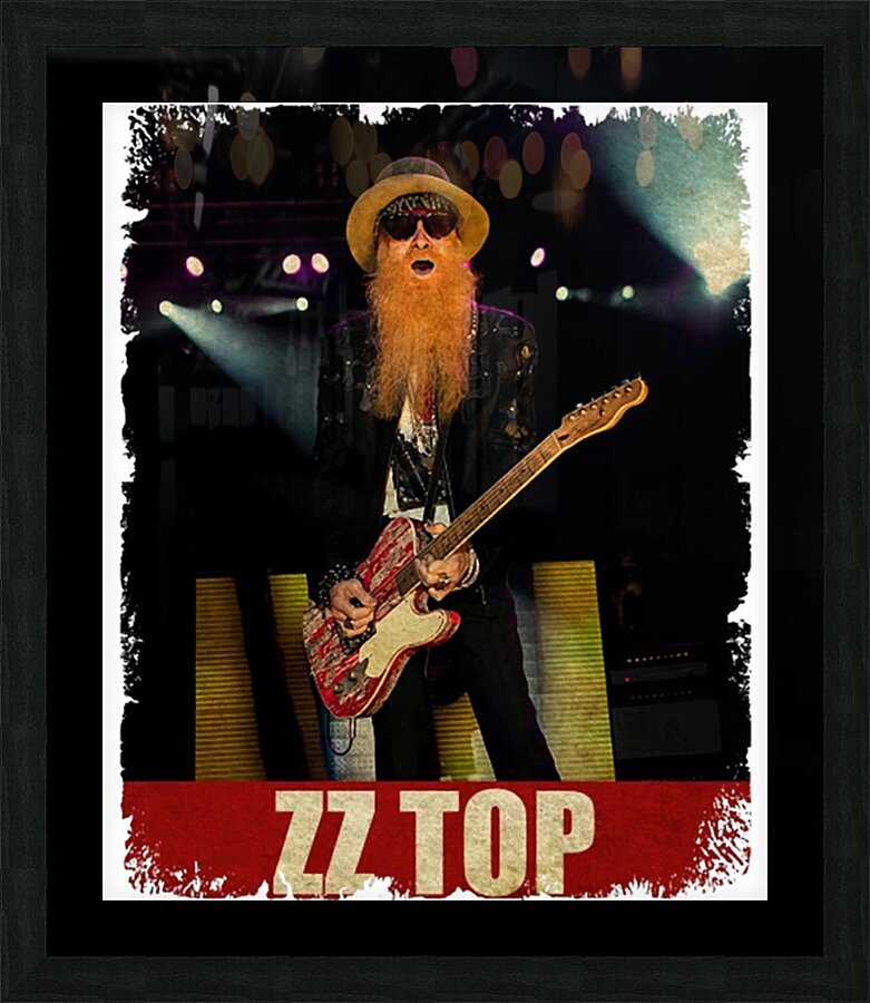 ZZ Top 6 Picture Frame print