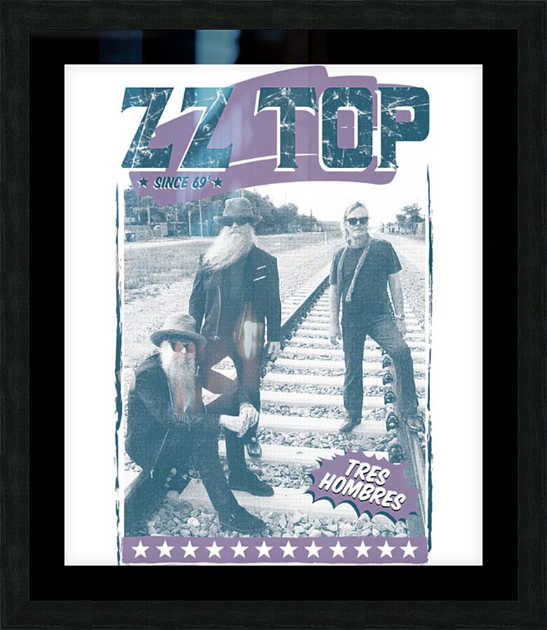ZZ Top 12 Picture Frame print