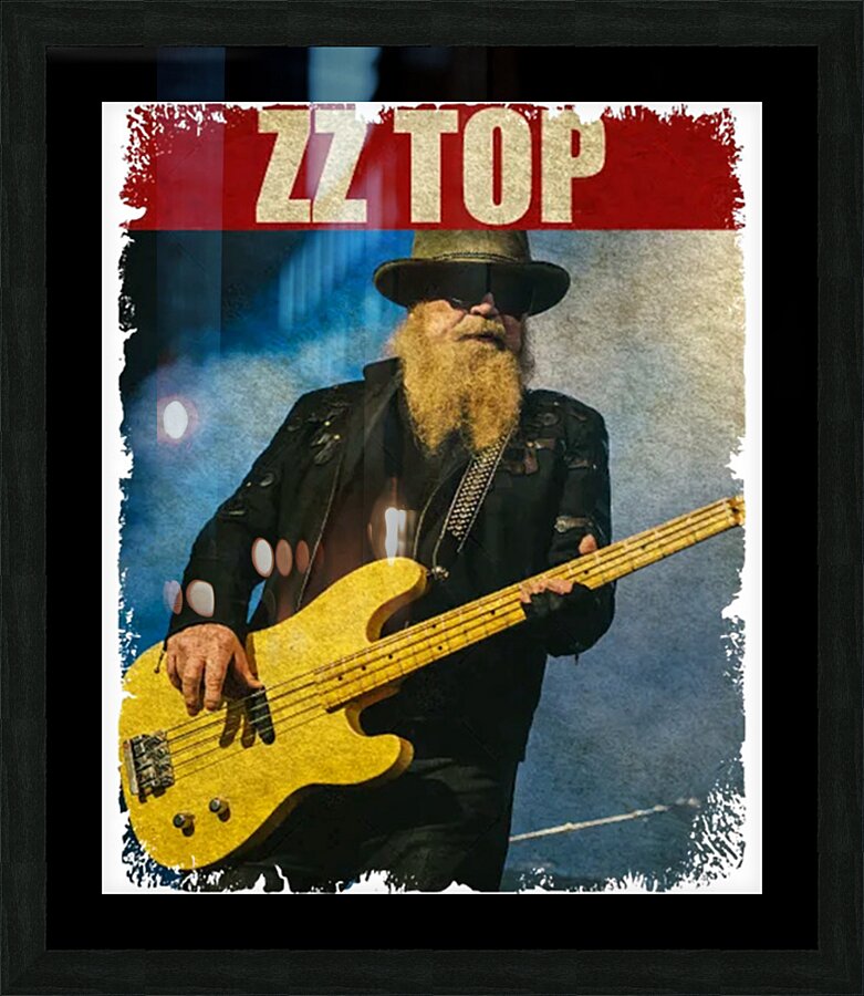 ZZ Top 16 Picture Frame Printing