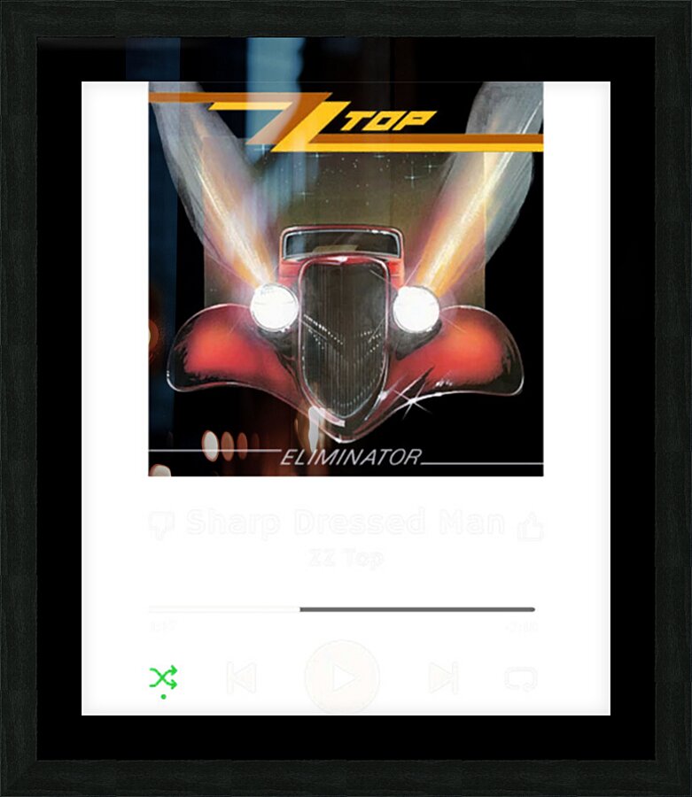 ZZ Top 23 Picture Frame print