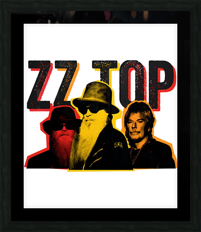ZZ Top 34 Picture Frame print