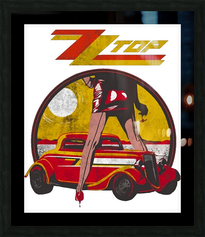 ZZ Top 35 Picture Frame print
