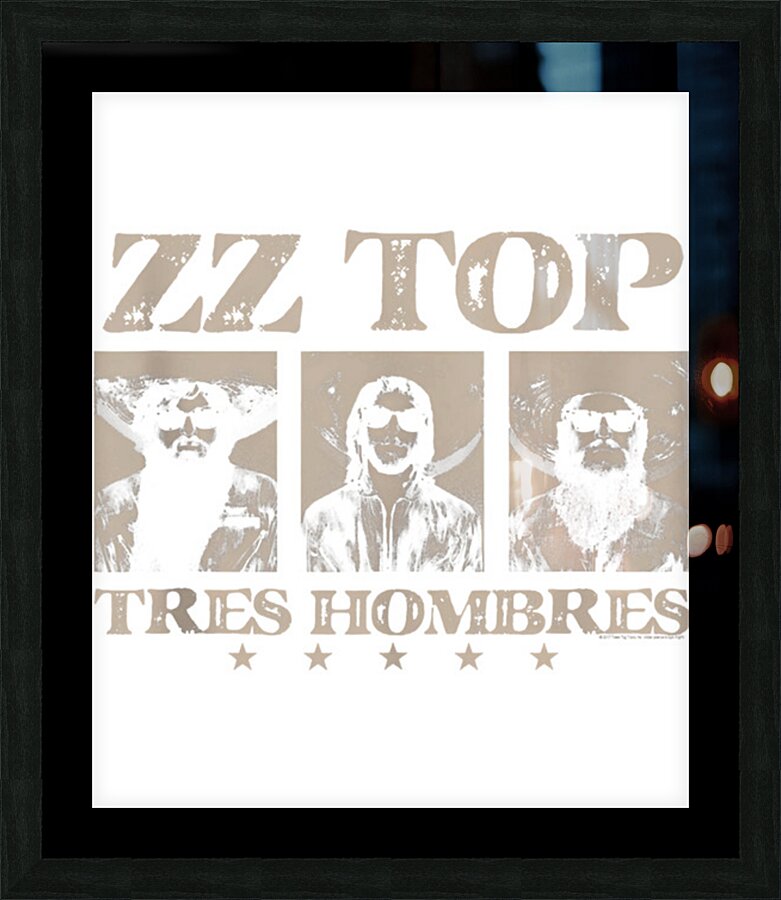 ZZ Top 36 Picture Frame print
