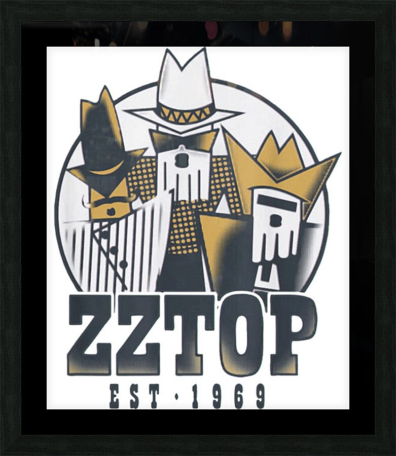 ZZ Top 42 Picture Frame print