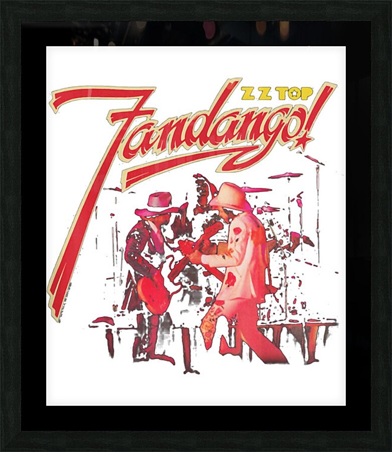 ZZ Top 50 Picture Frame print