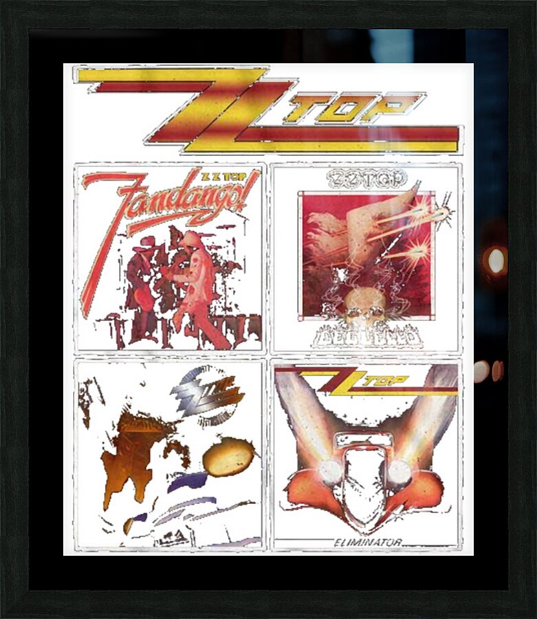 ZZ Top 51 Picture Frame print