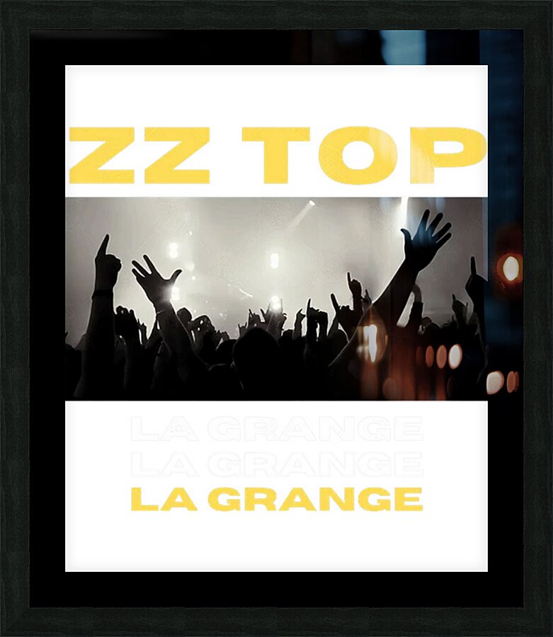 ZZ Top 61 Picture Frame print