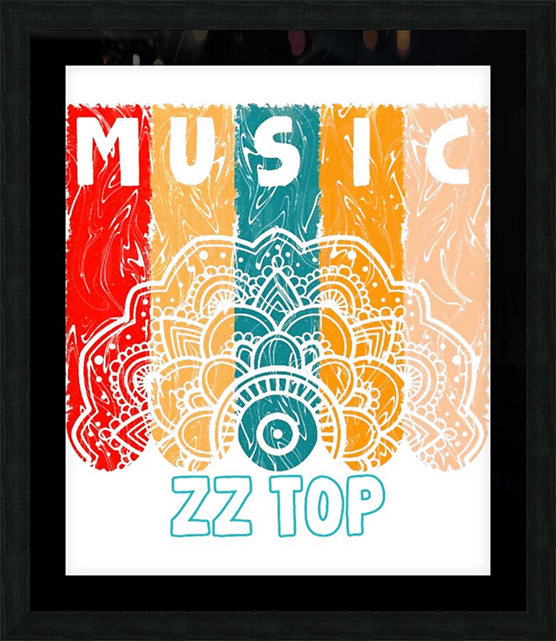 ZZ Top 15 Picture Frame print