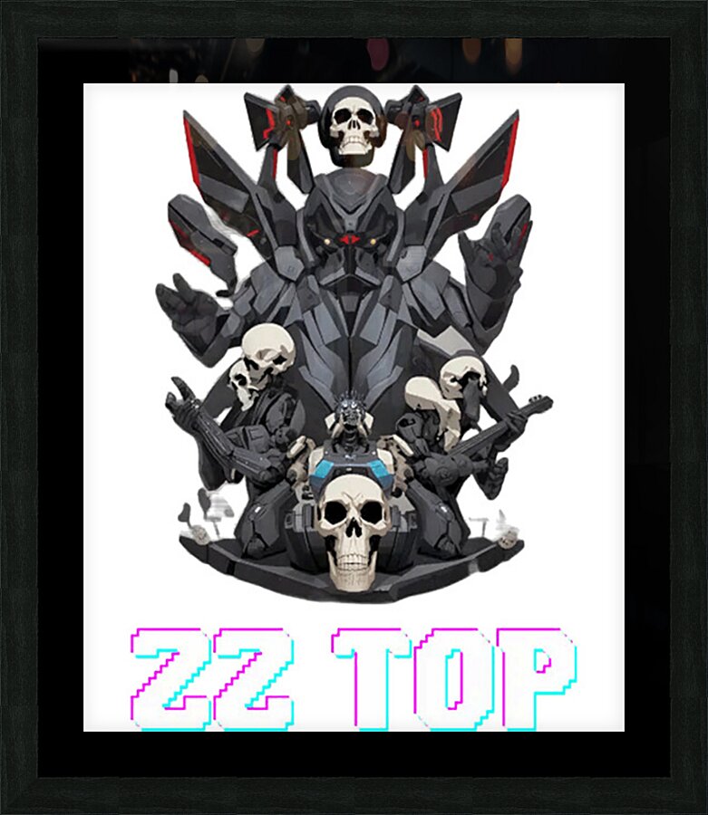 ZZ Top 30 Picture Frame print
