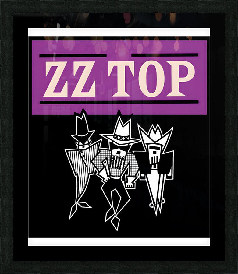 ZZ Top 31 Picture Frame print