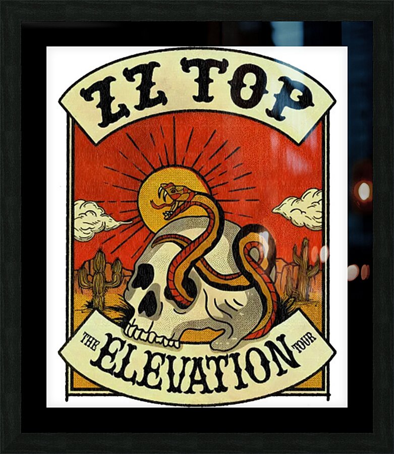ZZ Top 32 Picture Frame print