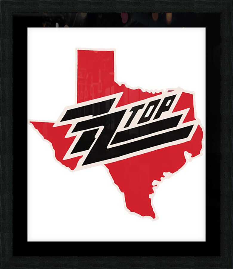 ZZ Top 37 Picture Frame print