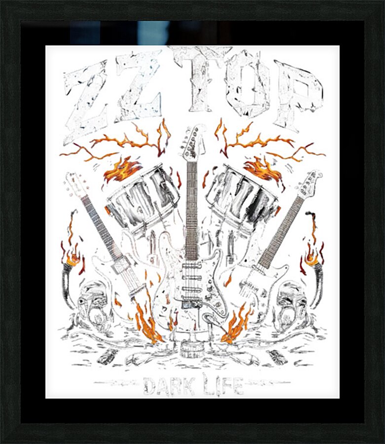 ZZ Top 42 Picture Frame print