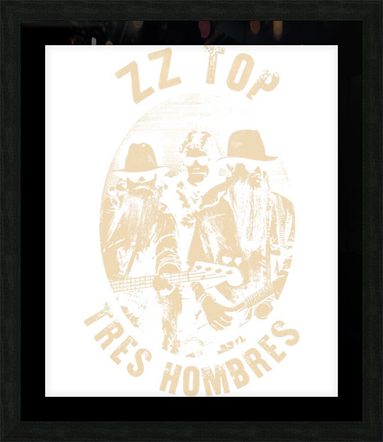 ZZ Top 45 Picture Frame print