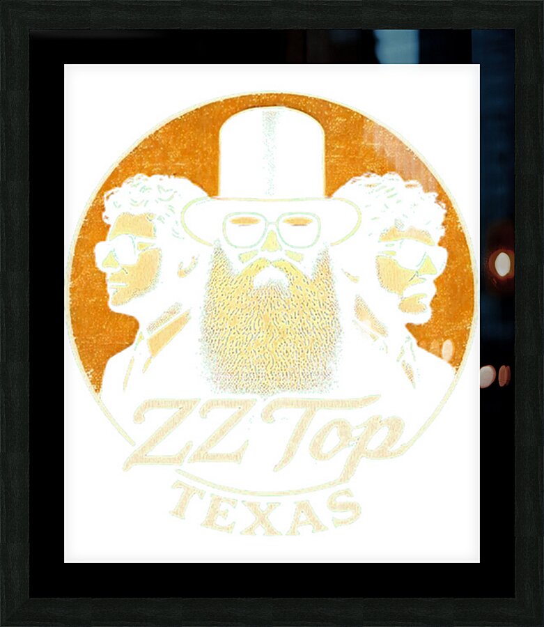 ZZ Top 50 Picture Frame print