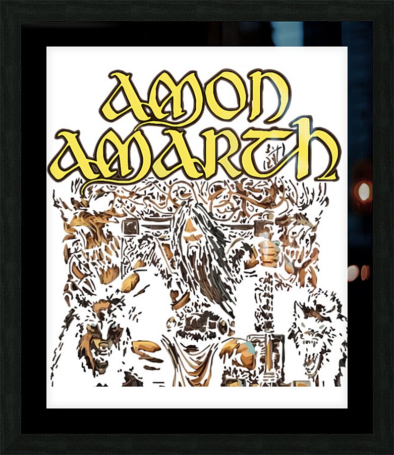 Amon Amarth 25 Picture Frame print