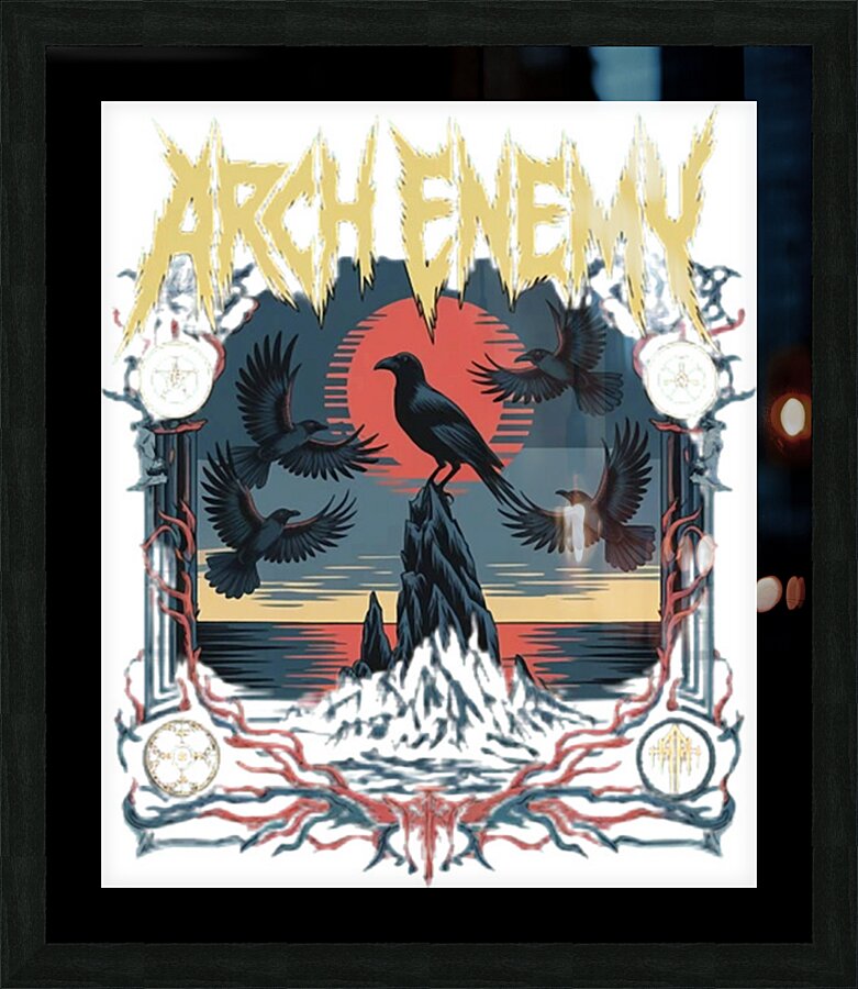 Arch Enemy 40 Picture Frame print