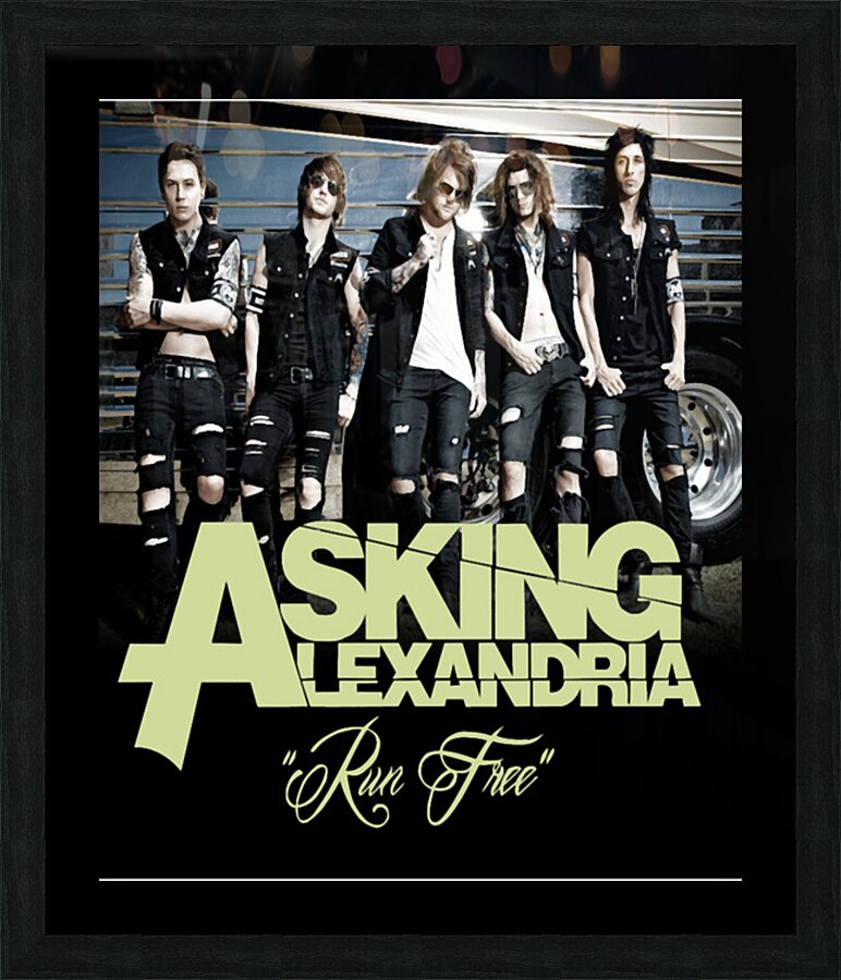 Asking Alexandria 9 Picture Frame print