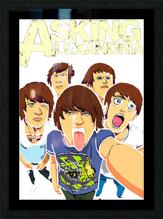 Asking Alexandria 21 Picture Frame print