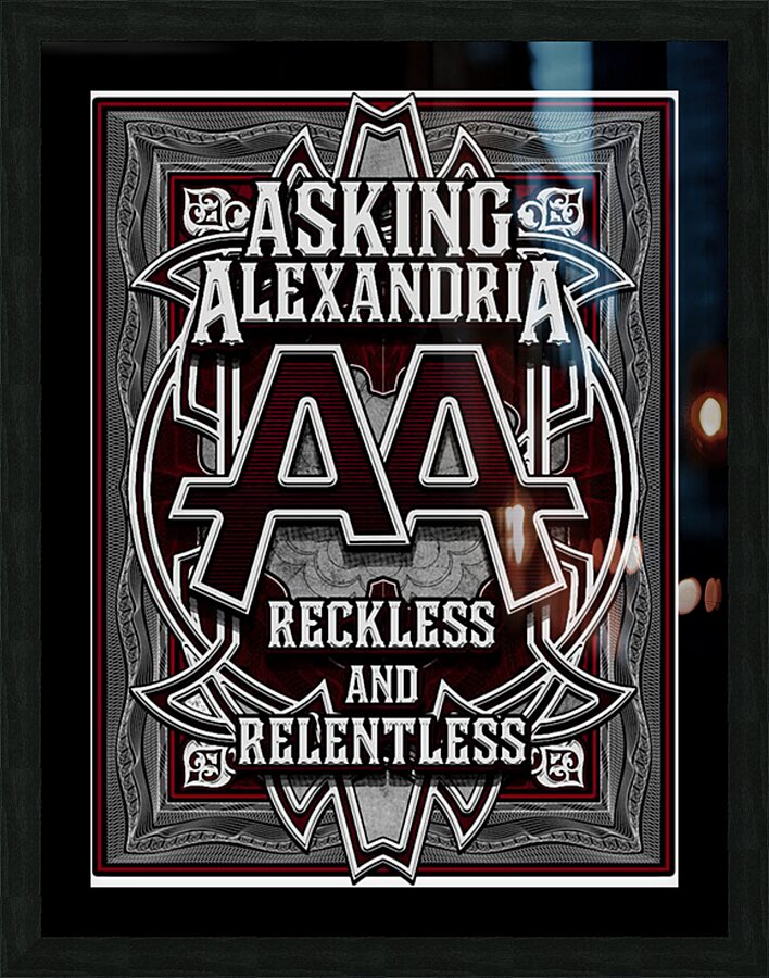 Asking Alexandria 7 Picture Frame print