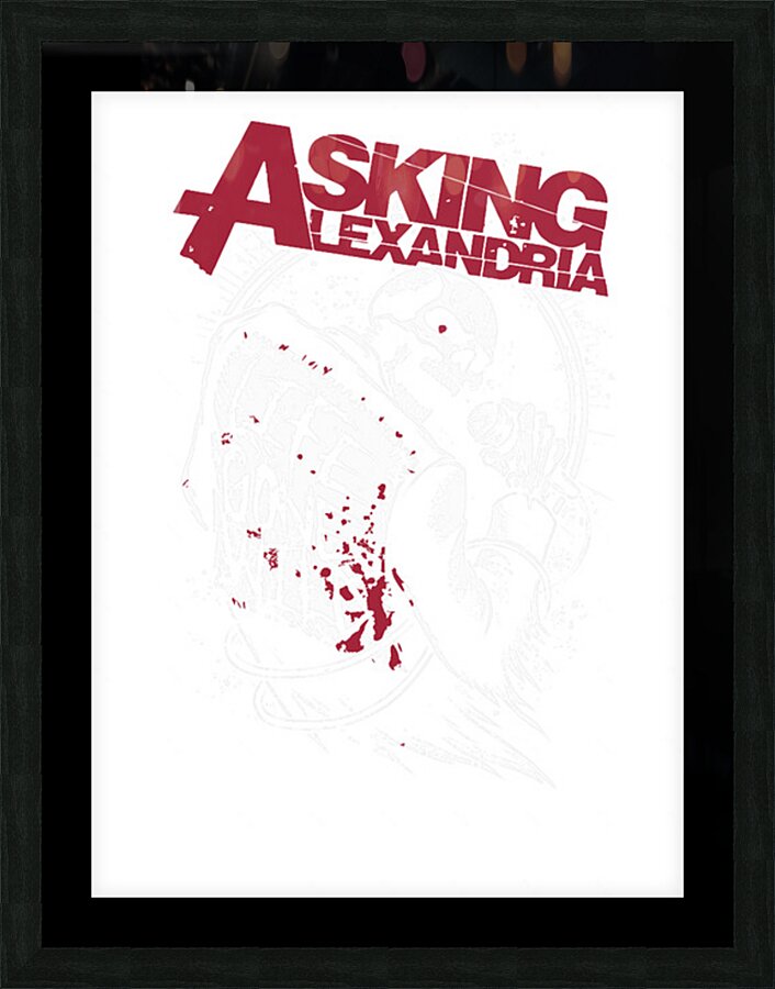 Asking Alexandria 9 Picture Frame print