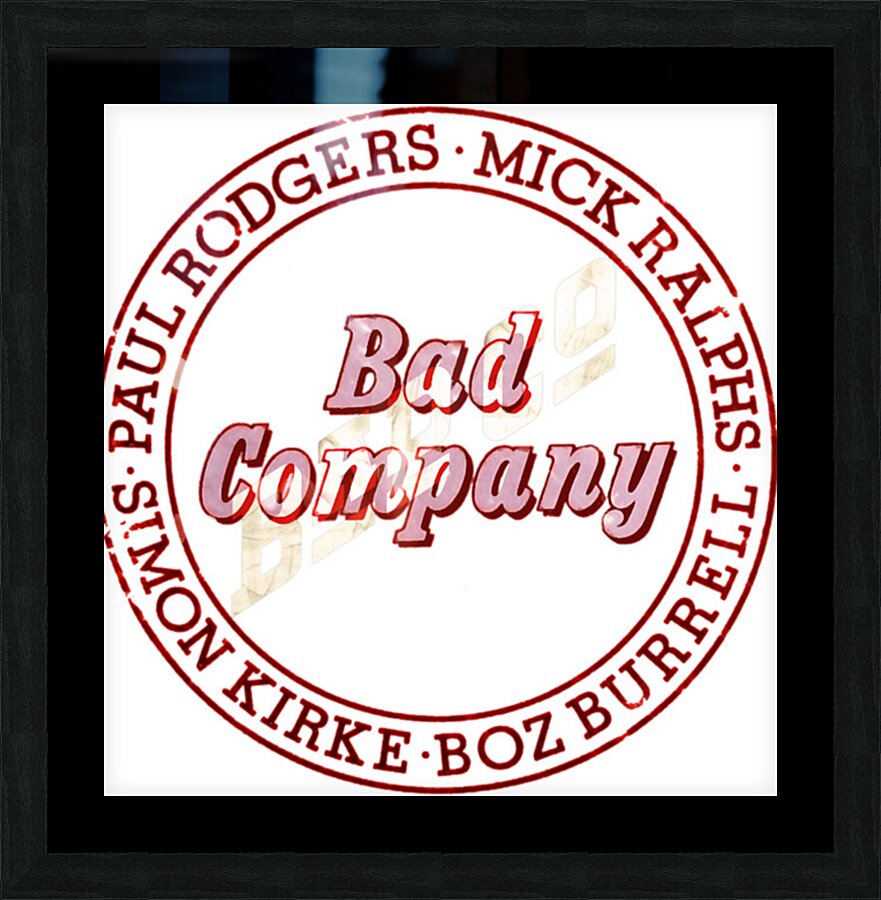 Bad Company 14 Picture Frame print