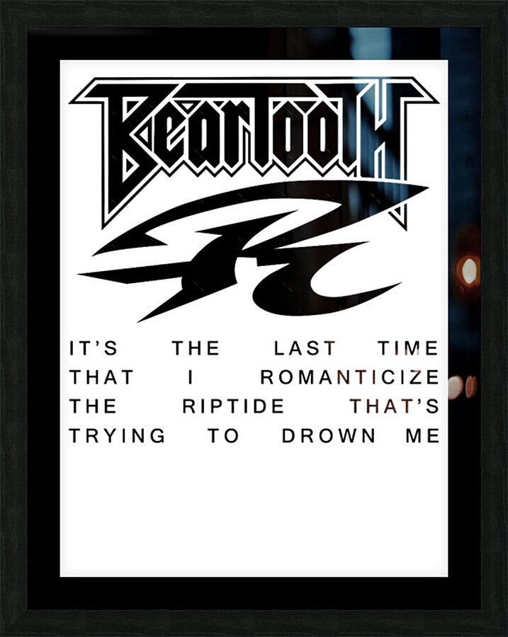 Beartooth 62 Picture Frame print